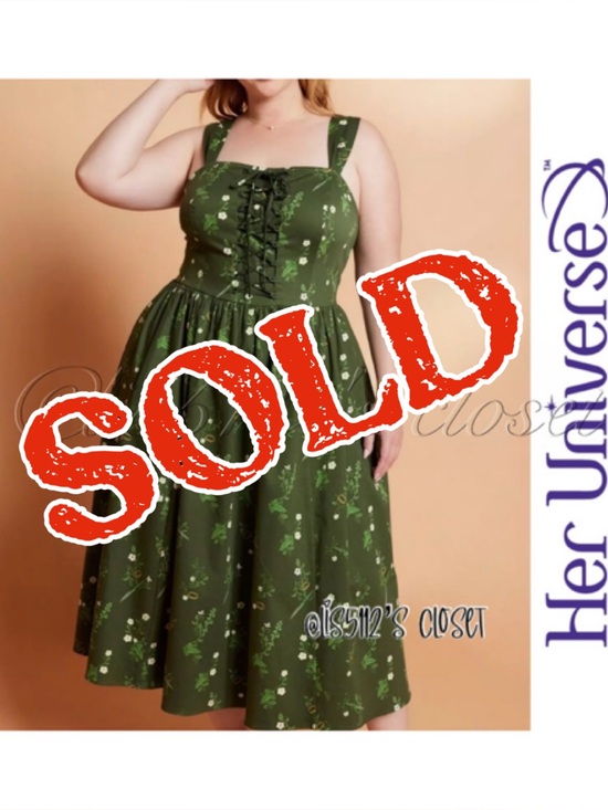 Her Universe Dresses & Skirts - Her Universe The Lord Of The Rings Icons Lace-Up Corset Dress 2X 18 20 — RARE!